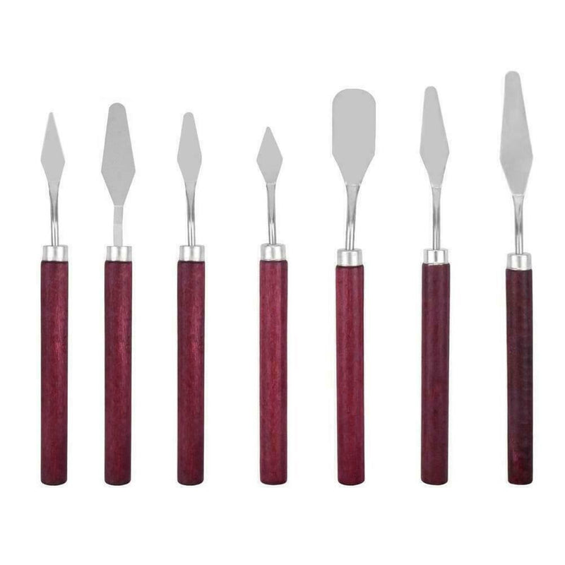 7PCS Palette Scraper Spatula For Artist Oil Painting scraper I3Z3