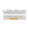 PBT Keycap for MX Switch Mechanical Keyboard Accessory (Bee Milk Japanese)