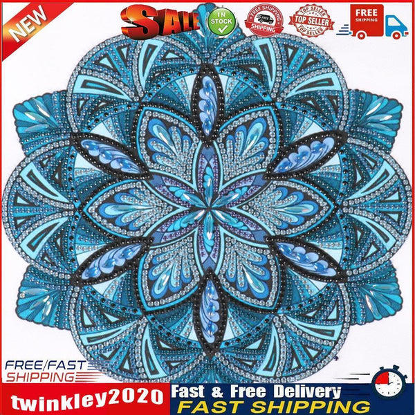 DIY Mosaic Mandala Pattern Part Special Shape Diamond Painting Kit (YK136) Newly