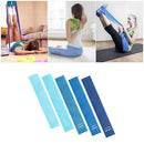 5x Sport Resistance Bands Elastic Fitness Pilates Pull Rope (Gradient Blue)