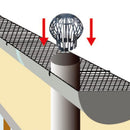 2pcs Gutter Downpipe Pipe Filter Dirt Guard Leaf and Debris Protection Cover`