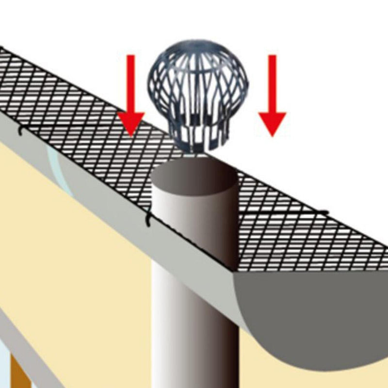 2pcs Gutter Downpipe Pipe Filter Dirt Guard Leaf and Debris Protection Cover`