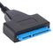 5GBPS SATA to Dual USB3.0 Master JMS578 Converter Cord for 2.5 inch SATA/HDD Box
