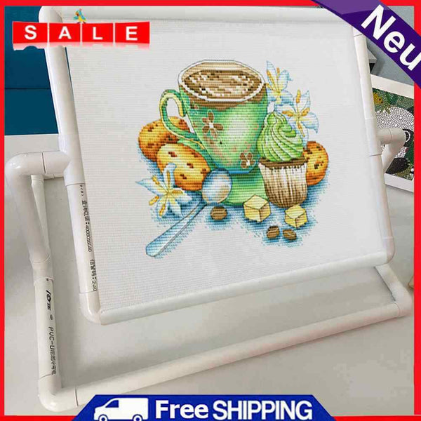 Cross stitch embroidery frame Handheld-table embroidery-cross stitch