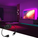 1CH Brightness Adjustment 5V USB Knob LED Strip Light Dimmer Switch (Black)