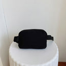 Summer Canvas Shoulder Bags Korean Women Phone Purse Solid Crossbody Handbags