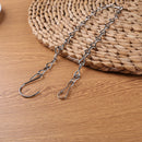 Pot Plant Hanging Chain Basket Bird Feeders Lanterns Hook Balcony Garden Decor