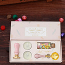 Fire Paint Stamp Set Exquisite Gift Box Wax Seal Kit for Envelope Decorations