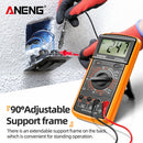 ANENG Digital Multimeter LCD DC AC Voltage Capacitance Test Meter (Yellow)