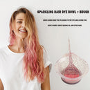Professional Hair Dyeing Brush Bowl Hair Coloring Comb Mixing Bowls (Pink) Newly