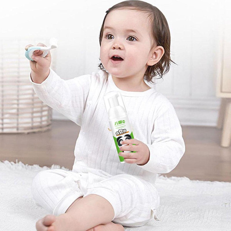 Children's Tooth Cleaning Mousse Foam Toothpaste Fluoride-free Anti-cavity~