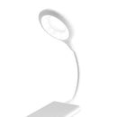 Portable Flexi Ring Lamp USB Study Reading LED Light Eye Protection (White)