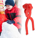 Dinosaur Snowball Maker Clip Outdoor Winter Snow Sand Mold Fun Toys (Red) Newly
