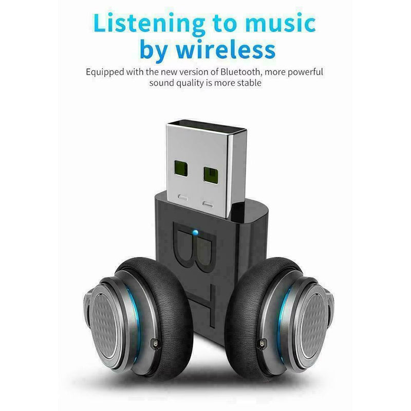 4 in 1 USB Bluetooth 5.0 Transmitter Receiver AUX Audio Adapte S3 Best