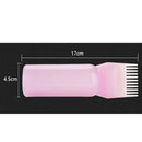 Multicolor shampoo bottle Hair dye bottle comb tooth bottle Refillable Bottle