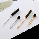 Statement Asymmetry Eardrop Women Jewelry Geometric Dangler Crystal Earrings