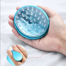 Head Body Scalp Massage Brush Shampoo Hair Washing Spa Shower Comb (Blue) Newly