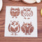 Plastic Cake Flower Spray Stencils DIY Mold Mould Fondant Template(PH-23)