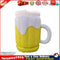 Inflatable Beer Mugs Coolers Summer Beach PVC Cold Drinks Party Supplies Newly