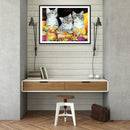 5D DIY Full Drill Diamond Painting Cat Cross Stitch Mosaic Craft Kits Wall Ar