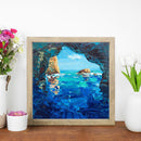 5D DIY Diamond Painting Kits Full Round Drill Oil Paint Sea Mosaic Picture
