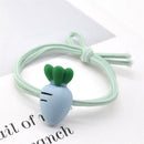 Women Hair Accessories Simple Korean High Elastic Hair Rope Carrot Cute
