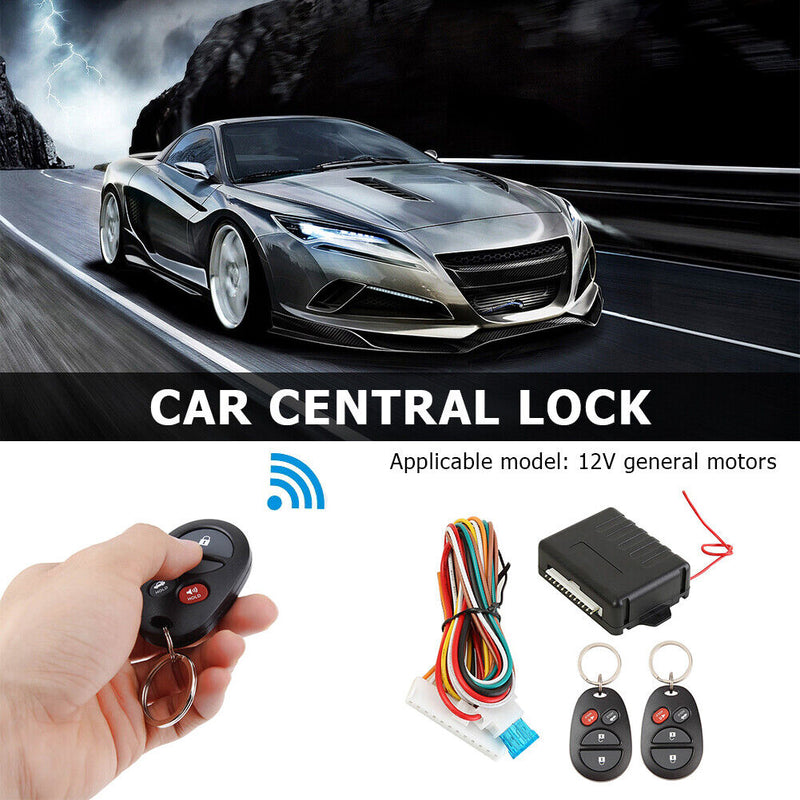 Car Remote Central Door Locking Kit Car Keyless Entry Alarm System 410/T123