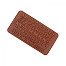 Tool Silicone Fondant DIY Alphabet Chocolate Letter Mould Cake Cookies