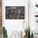 5D Full Round Drill Diamond Painting DIY Halloween House Kits Rhinestones C