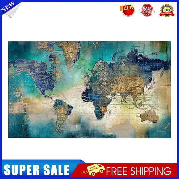 Map Abstract Oil Paint By Numbers Kits Canvas Drawing DIY Coloring Pictures
