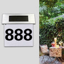 Solar House Number Plaque Light with 200LM Motion Sensor LED 8U7Y Addres I7A4