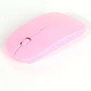 Optical Wireless Mouse 2.4G Receiver Ultra-thin for Computer PC pink