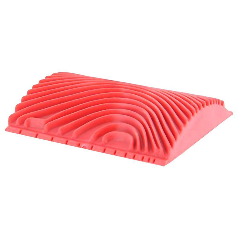 2pcs Rubber Red Wood Grain Graining Pattern Wall Paint DIY Painting Tool Newly