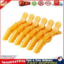 6pcs Alligator Hair Clip Grip Clamps Women Girls Styling Hairpin (Yellow) Newly