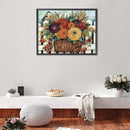 DIY Full Square Drill Diamond Painting Mosaic 5D Color Flowers Bird Ornament Kit