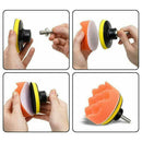 Car Buffing Pads Polishing Sponge Buffer Set Waxing For Drill J7Z1 Polisher Y5T5