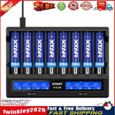 VC8 8-Bay Battery Charger for 18650 21700 AA AAA NiMH NiCd Battery Charger Newly