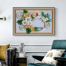 5D Part Special Shaped Drill Diamond Painting Flowers Mosaic Kitd Wall Art