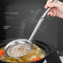 Stainless Steel Oil Strainer Spoon Skimmer Filter Sieve Kitchen Tool (M)