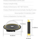 Waterproof Case Lens Cover Trigger Dome Cover Dome Port For Gopro Hero 9 10