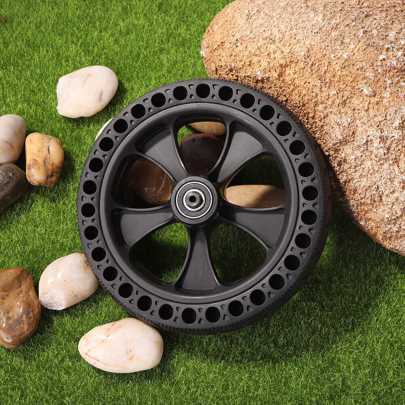 Shock Absorption Scooter Solid Tires with Axle Anti-Skid Hollow Vacuum Tyre Part
