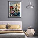 5D Diamond Painting DIY Cartoon Girl Full Round Drill Mosaic Picture Wall Art