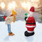 120cm Giant Santa Claus with Crutch Inflatable Christmas Props Decor (EU) Newly