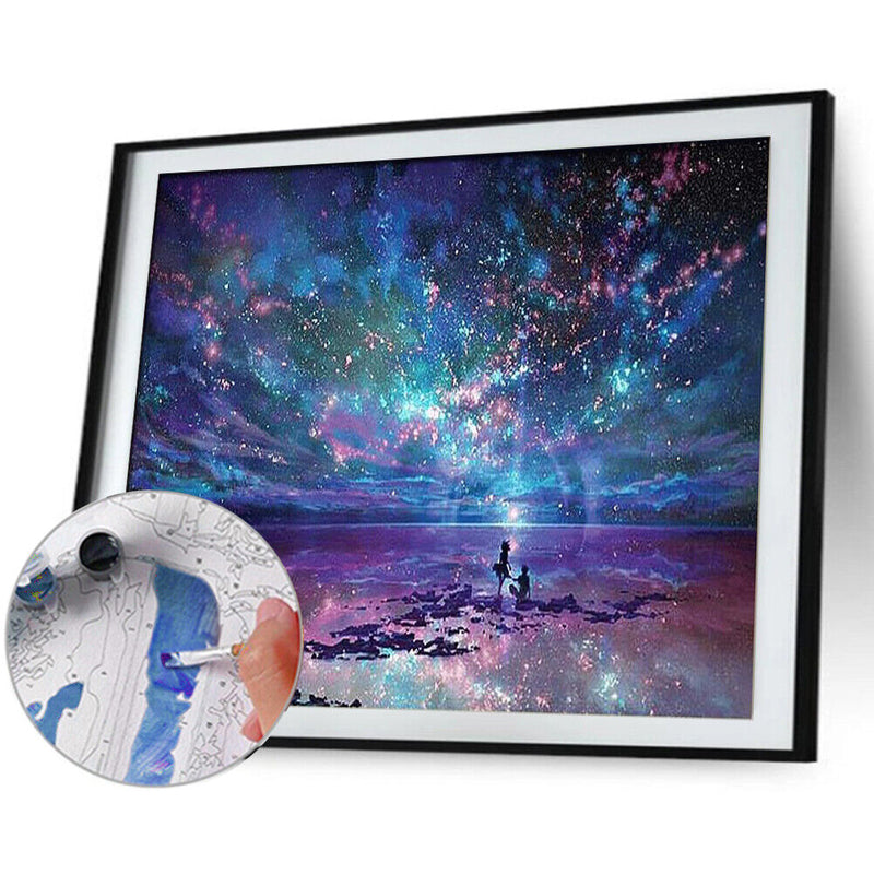 40x50cm Frameless Landscape DIY Oil Paint By Numbers Picture Living Room De