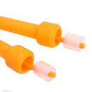 Skipping Rope PVC Adjustable Jump Rope Training Exercise Equipment (Orange)