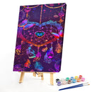 Love Dream Catcher Oil Paint By Numbers DIY Wall Craft Coloring Drawing for Kids
