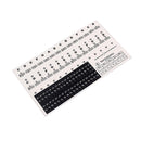 Removable Key Stickers for 37 49 54 61 88 Keys Electronic Keyboard Piano