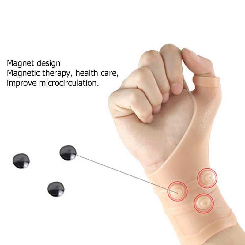 Thin Magnetic Therapy Wrist Gloves Pain Relief Wrist Hand Support Braces