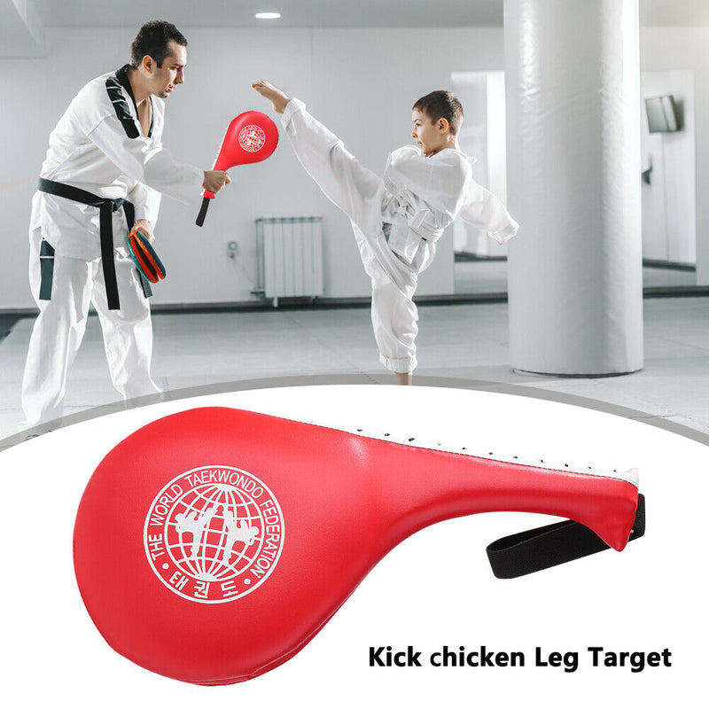 Taekwondo Boxing Training Pads Karate Punch MMA Sponge Foot Target (Red) Newly