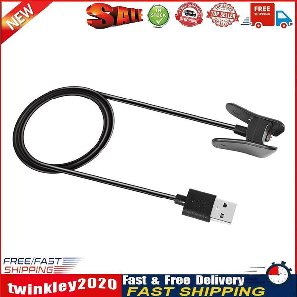 Charging Cradle Clip 1m USB Charger Data Cable Wire for Garmin Vivosmart 4 Newly